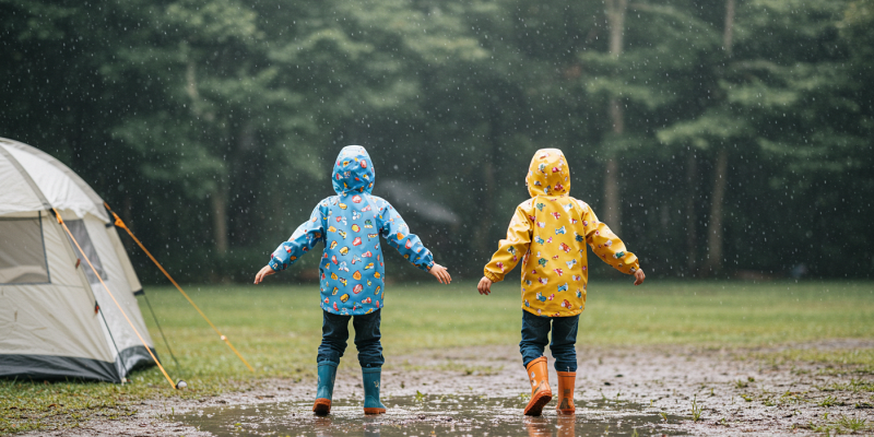 子どもと一緒に雨キャンプを満喫するコツ