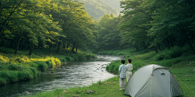 川沿いキャンプサイトの魅力と人気の理由